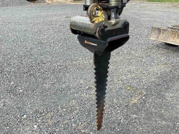 Root Saw - tilt hitch, tilt coupler, tilt bucket, tilt head, mini tilt, mini tilt hitch